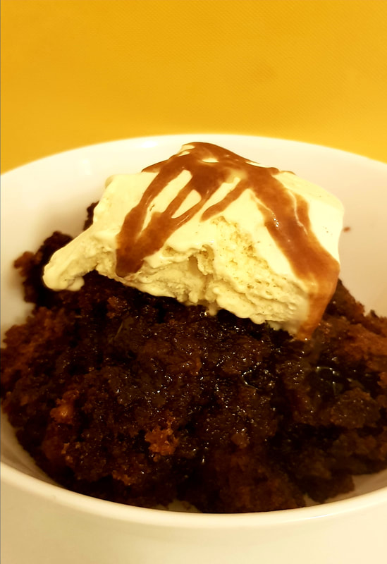 Date and Walnut Sticky Toffee Pudding